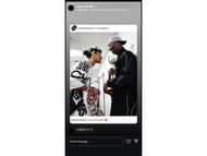 Tiafoe's Instagram story